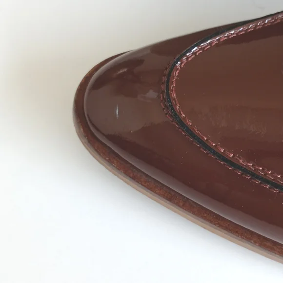 Everlane Brown Patent Leather Loafers - Picture 6 of 12